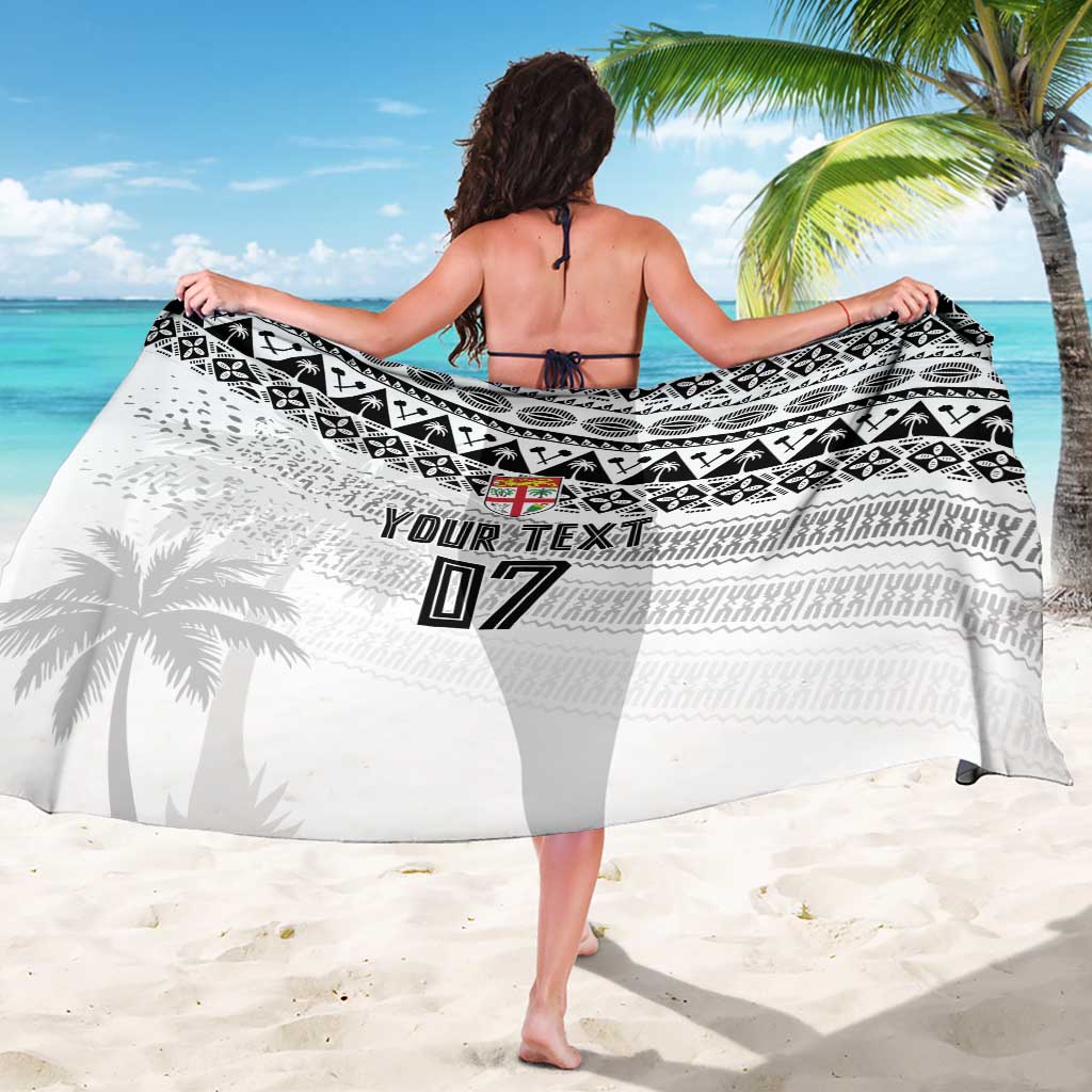 Fiji Rugby Custom Kaiviti Masi Sarong Black - Polynesian Pride