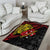 Papua New Guinea 49th Independence Day Area Rug Motuan Revareva Bird-of-Paradise