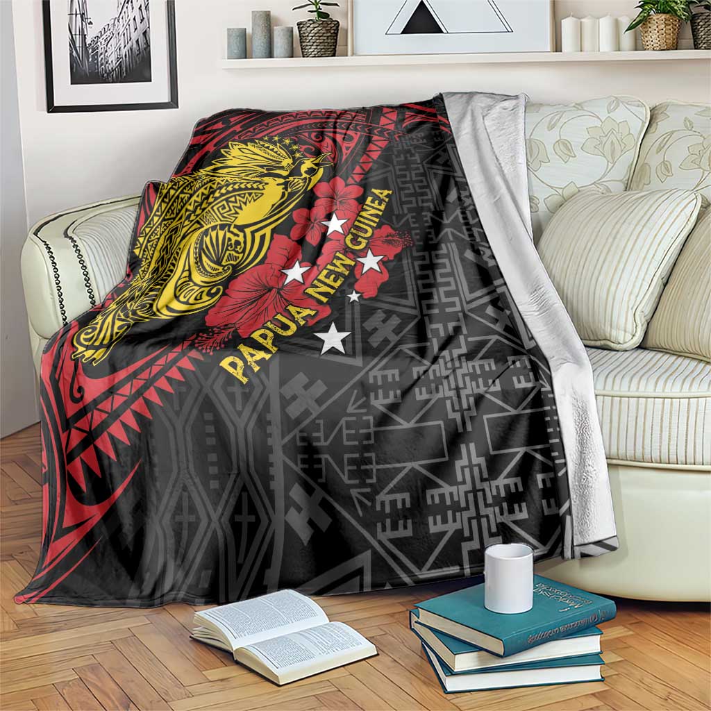 Papua New Guinea 49th Independence Day Blanket Motuan Revareva Bird-of-Paradise