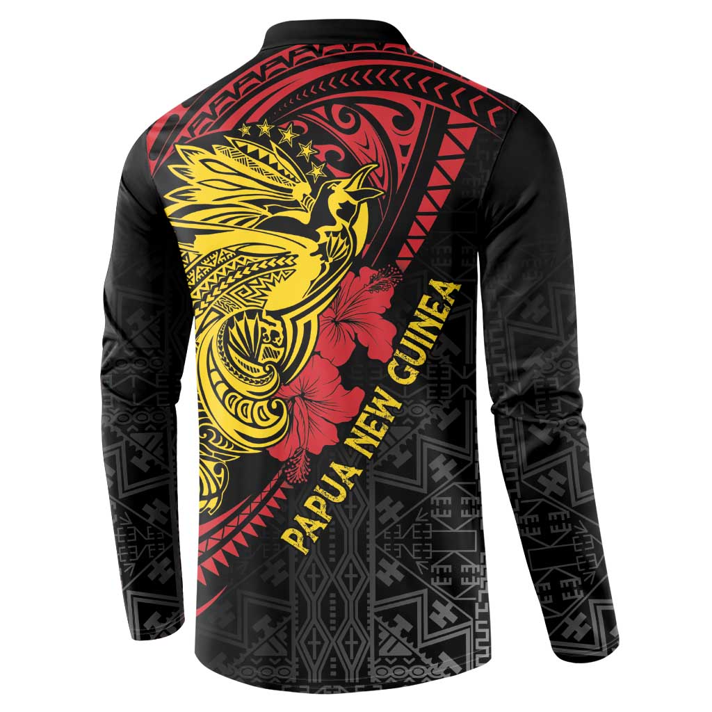 Papua New Guinea 49th Independence Day Button Sweatshirt Motuan Revareva Bird-of-Paradise LT7 - Polynesian Pride