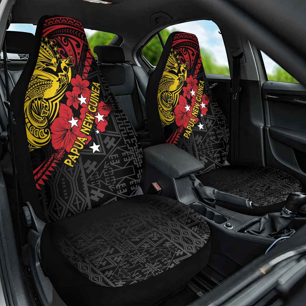 Papua New Guinea 49th Independence Day Car Seat Cover Motuan Revareva Bird-of-Paradise