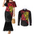 Papua New Guinea 49th Independence Day Couples Matching Mermaid Dress and Long Sleeve Button Shirt Motuan Revareva Bird-of-Paradise