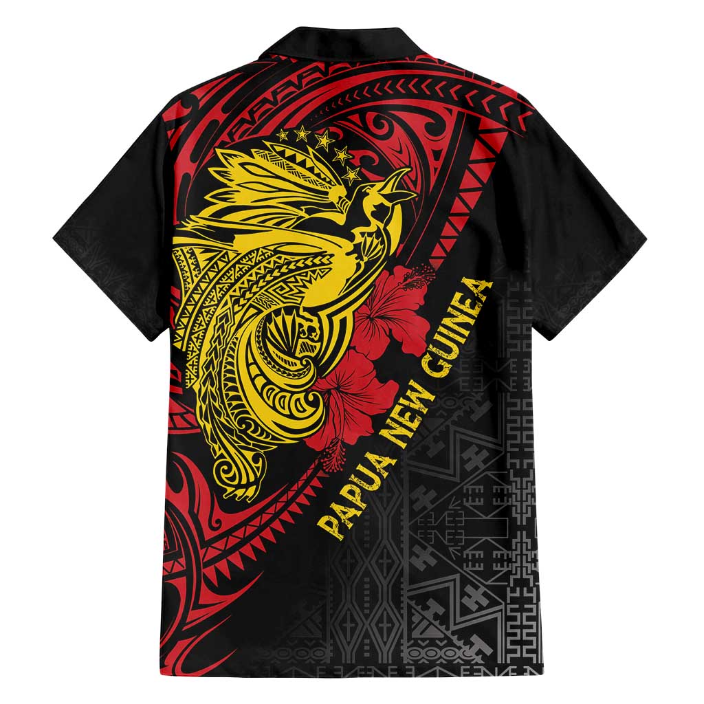 Papua New Guinea 49th Independence Day Family Matching Long Sleeve Bodycon Dress and Hawaiian Shirt Motuan Revareva Bird-of-Paradise