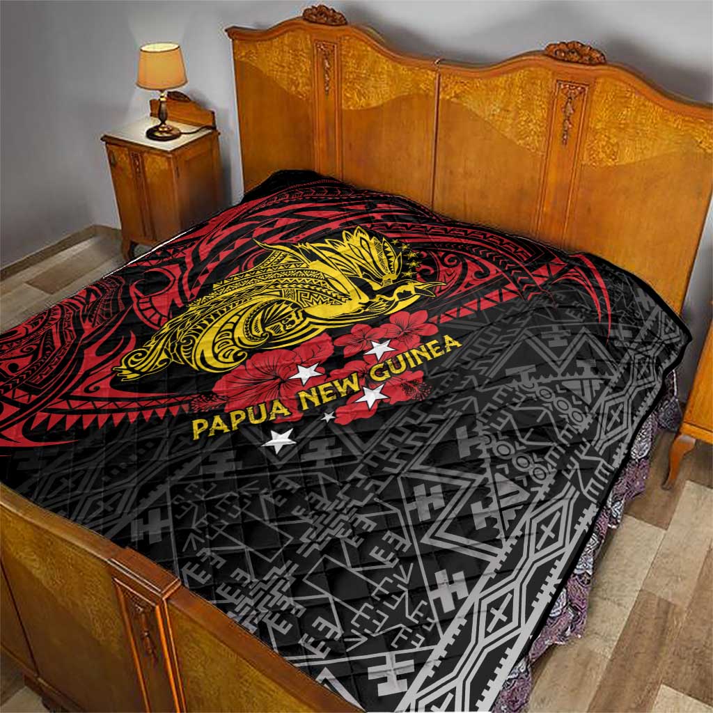 Papua New Guinea 49th Independence Day Quilt Motuan Revareva Bird-of-Paradise