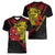 Papua New Guinea 49th Independence Day Women V-Neck T-Shirt Motuan Revareva Bird-of-Paradise