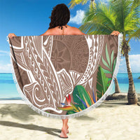 Polynesia Beach Blanket Sharks Duo Tropical Brown LT7 - Polynesian Pride