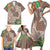 Polynesia Family Matching Short Sleeve Bodycon Dress and Hawaiian Shirt Sharks Duo Tropical Brown