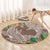 Polynesia Round Carpet Sharks Duo Tropical Brown