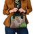 Polynesia Shoulder Handbag Sharks Duo Tropical Brown