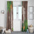 Polynesia Window Curtain Sharks Duo Tropical Brown