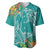 Polynesia Baseball Jersey Sharks Duo Tropical Teal