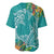 Polynesia Baseball Jersey Sharks Duo Tropical Teal