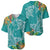 Polynesia Baseball Jersey Sharks Duo Tropical Teal