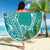 Polynesia Beach Blanket Sharks Duo Tropical Teal