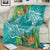 Polynesia Blanket Sharks Duo Tropical Teal