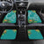 Polynesia Car Mats Sharks Duo Tropical Teal