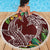 Polynesia Beach Blanket Sharks Duo Tropical Oxblood