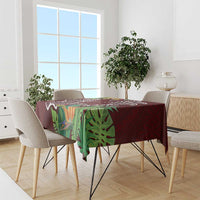 Polynesia Tablecloth Sharks Duo Tropical Oxblood LT7 - Polynesian Pride