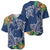 Polynesia Baseball Jersey Sharks Duo Tropical Navy