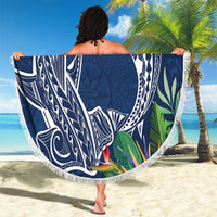 Polynesia Beach Blanket Sharks Duo Tropical Navy LT7 - Polynesian Pride