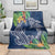 Polynesia Blanket Sharks Duo Tropical Navy