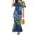 Polynesia Family Matching Mermaid Dress and Hawaiian Shirt Sharks Duo Tropical Navy