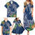 Polynesia Family Matching Summer Maxi Dress and Hawaiian Shirt Sharks Duo Tropical Navy