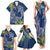 Polynesia Family Matching Tank Maxi Dress and Hawaiian Shirt Sharks Duo Tropical Navy