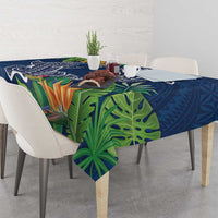Polynesia Tablecloth Sharks Duo Tropical Navy LT7 - Polynesian Pride