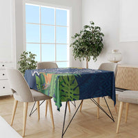 Polynesia Tablecloth Sharks Duo Tropical Navy LT7 - Polynesian Pride