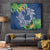 Polynesia Tapestry Sharks Duo Tropical Navy