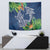 Polynesia Tapestry Sharks Duo Tropical Navy