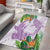 Polynesia Area Rug Sharks Duo Tropical Lavender