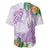 Polynesia Baseball Jersey Sharks Duo Tropical Lavender