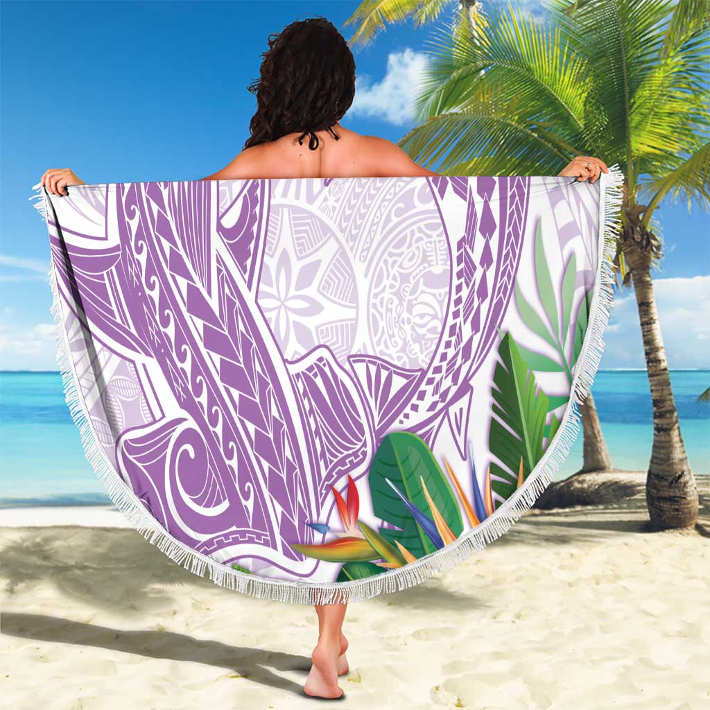 Polynesia Beach Blanket Sharks Duo Tropical Lavender LT7 - Polynesian Pride