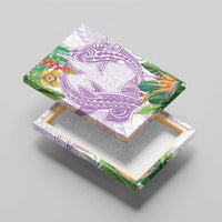 Polynesia Canvas Wall Art Sharks Duo Tropical Lavender LT7 - Polynesian Pride