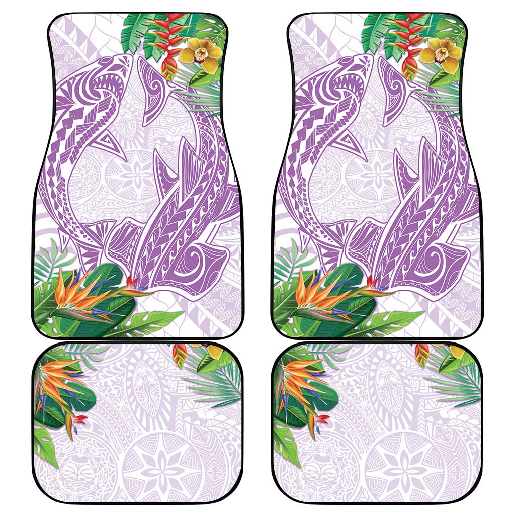 Polynesia Car Mats Sharks Duo Tropical Lavender LT7 - Polynesian Pride