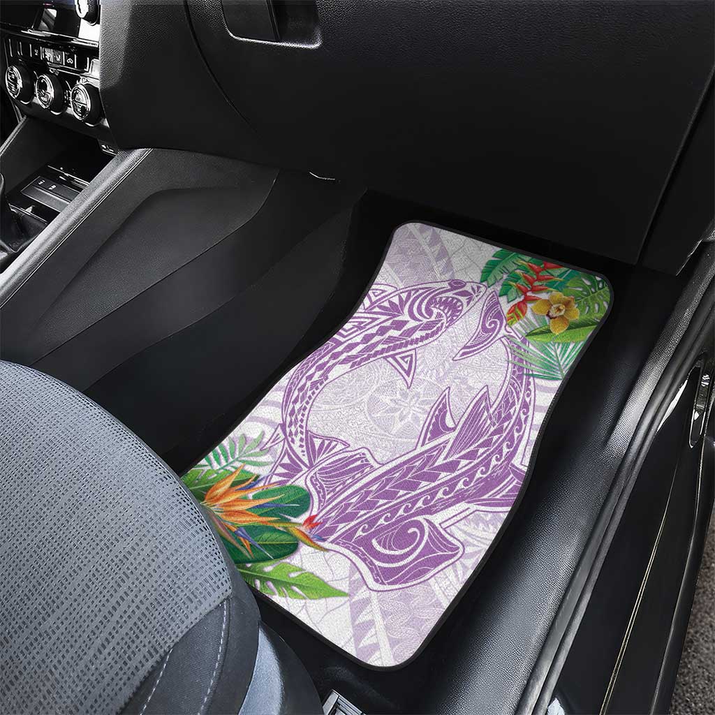 Polynesia Car Mats Sharks Duo Tropical Lavender LT7 - Polynesian Pride