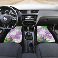 Polynesia Car Mats Sharks Duo Tropical Lavender LT7 Set 2pcs - Front Lavender - Polynesian Pride
