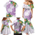 Polynesia Family Matching Mermaid Dress and Hawaiian Shirt Sharks Duo Tropical Lavender