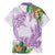 Polynesia Family Matching Mermaid Dress and Hawaiian Shirt Sharks Duo Tropical Lavender