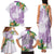 Polynesia Family Matching Tank Maxi Dress and Hawaiian Shirt Sharks Duo Tropical Lavender