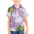 Polynesia Kid Hawaiian Shirt Sharks Duo Tropical Lavender