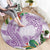 Polynesia Round Carpet Sharks Duo Tropical Lavender