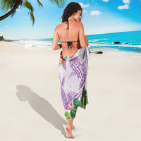 Polynesia Sarong Sharks Duo Tropical Lavender
