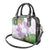 Polynesia Shoulder Handbag Sharks Duo Tropical Lavender