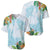 Polynesia Baseball Jersey Sharks Duo Tropical Turquoise