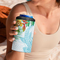 Polynesia 4 in 1 Can Cooler Tumbler Sharks Duo Tropical Turquoise LT7 - Polynesian Pride