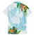 Polynesia Family Matching Mermaid Dress and Hawaiian Shirt Sharks Duo Tropical Turquoise