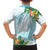 Polynesia Kid Hawaiian Shirt Sharks Duo Tropical Turquoise